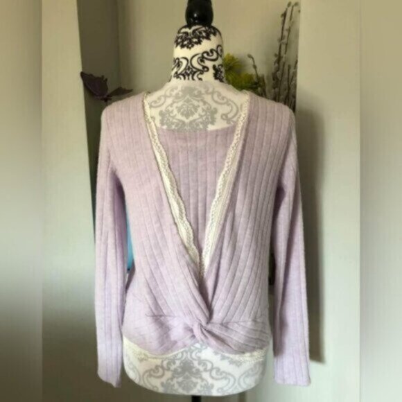 Abercrombie Lace Sweater Youth Girls sz 16 - Picture 8 of 12